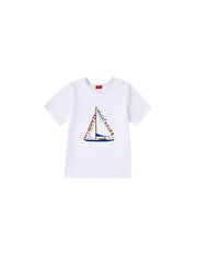 Boat Print Short Sleeve T-shirt