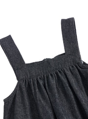 Denim Trim Jumper - Black Denim