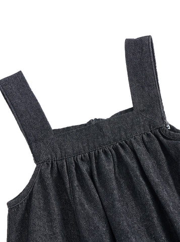 Denim Trim Jumper - Black Denim