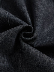Denim Trim Jumper - Black Denim