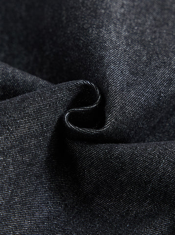 Denim Trim Shirt - Black Denim