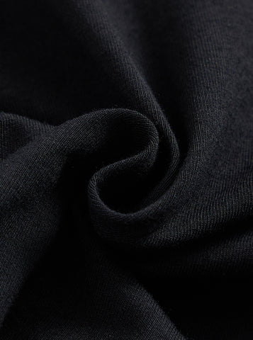 Color Block Trim Polo - Black Denim