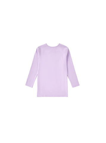 Button T-shirt - Lilac