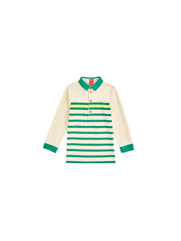 Stripe Print Polo