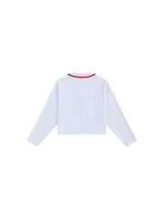 Classic Crop Length Shirt - Pure White
