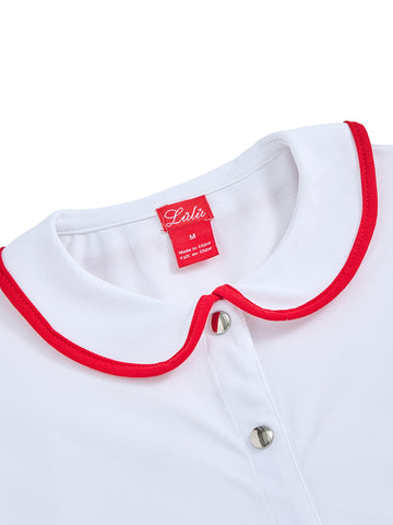 Classic Crop Length Shirt - Pure White