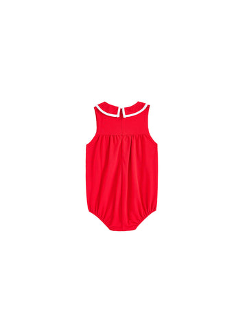 Baby Collar Binding Romper