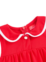 Baby Collar Binding Romper