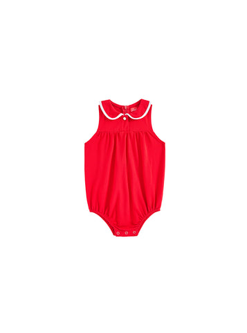 Baby Collar Binding Romper