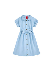 Denim Striped Dress