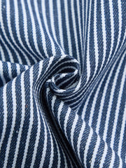 Denim Stripe Skirt