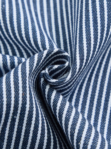 Denim Stripe Skirt