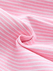 Elastic Waist Long Pants - Lt. Pink