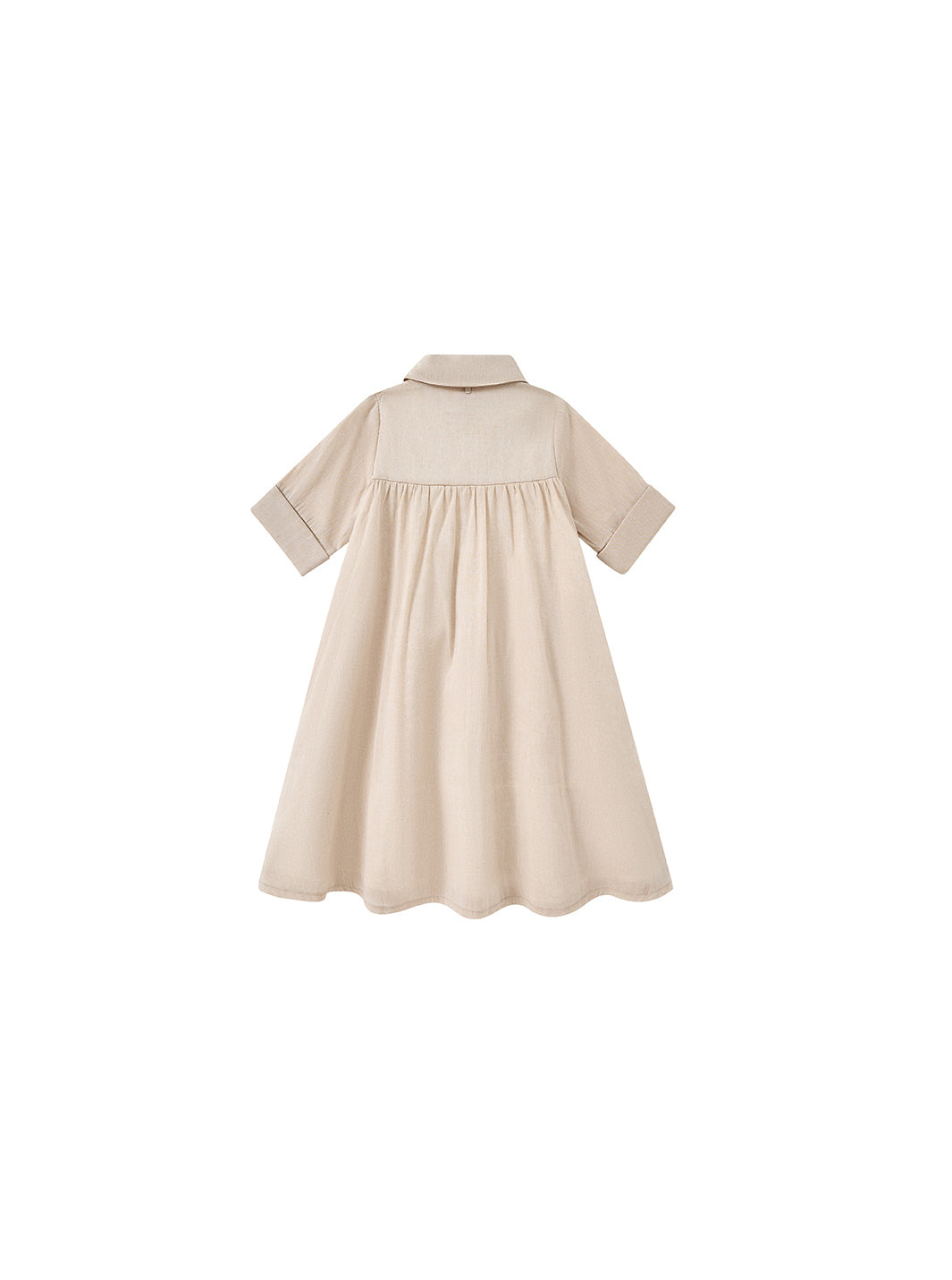 Bow Dress - Beige