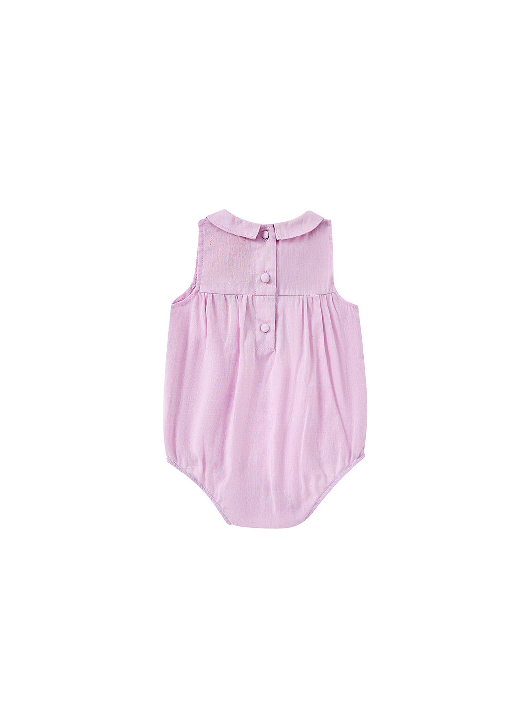 Baby Collar Romper - Lilac