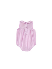 Baby Collar Romper - Lilac