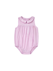 Baby Collar Romper - Lilac