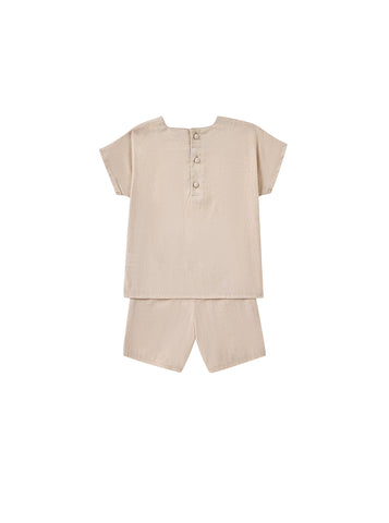 Boy Solid Set - Beige