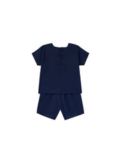 Boy Solid Set - Navy