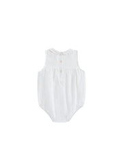 Baby Eyelet Collar Romper