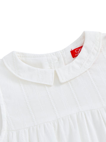 Baby Eyelet Collar Romper