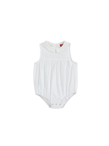 Baby Eyelet Collar Romper