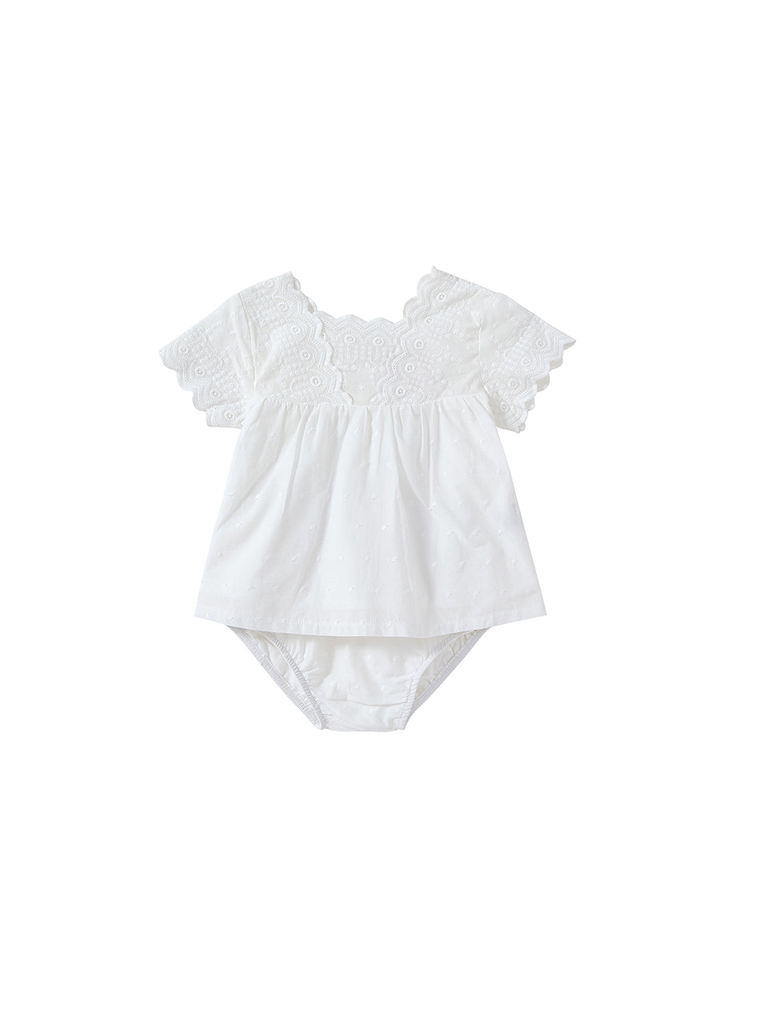 Baby Embroidered Edge Set