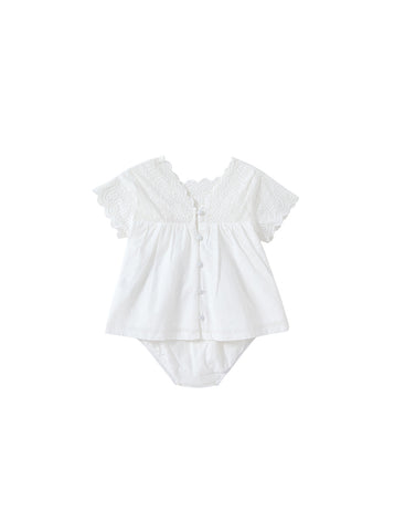 Baby Embroidered Edge Set