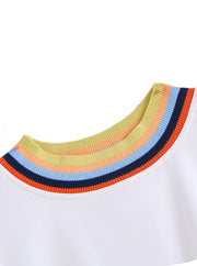 Colored Rib Top