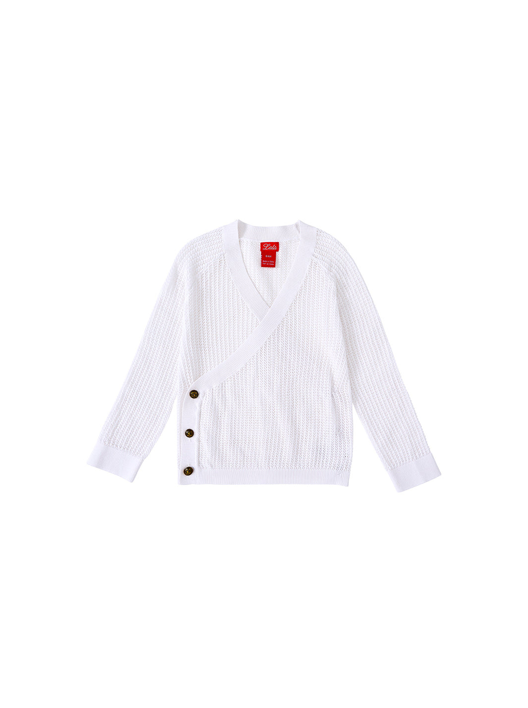 Wrap Style Cardigan - White