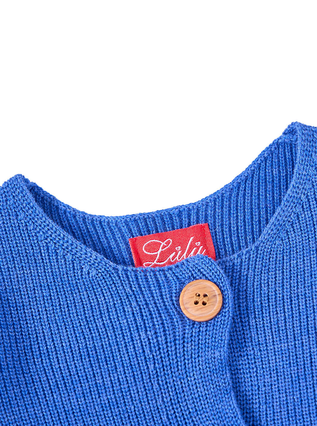 Baby Cardigan Crop Sweater - Med. Royal Blue