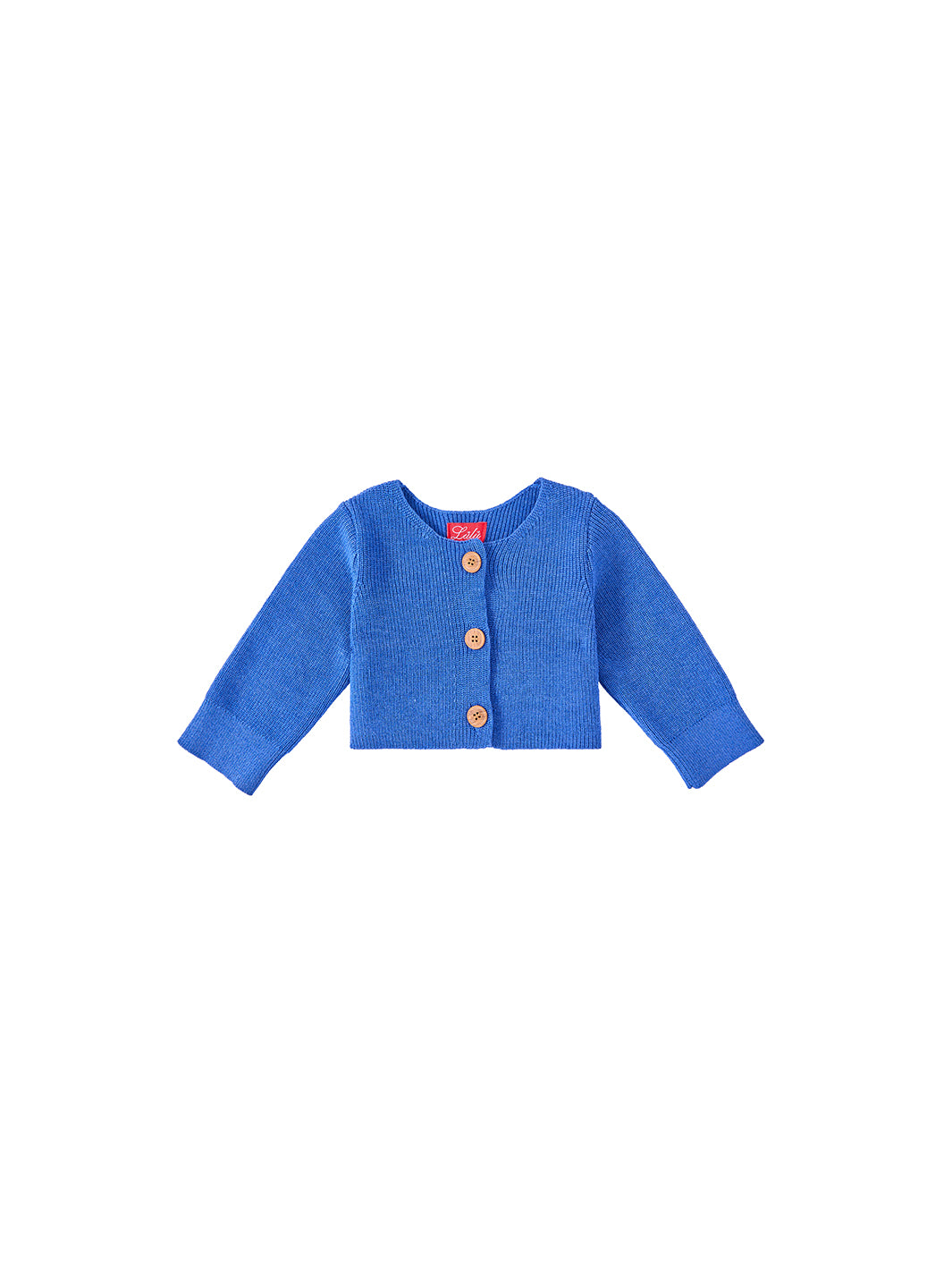 Baby Cardigan Crop Sweater - Med. Royal Blue