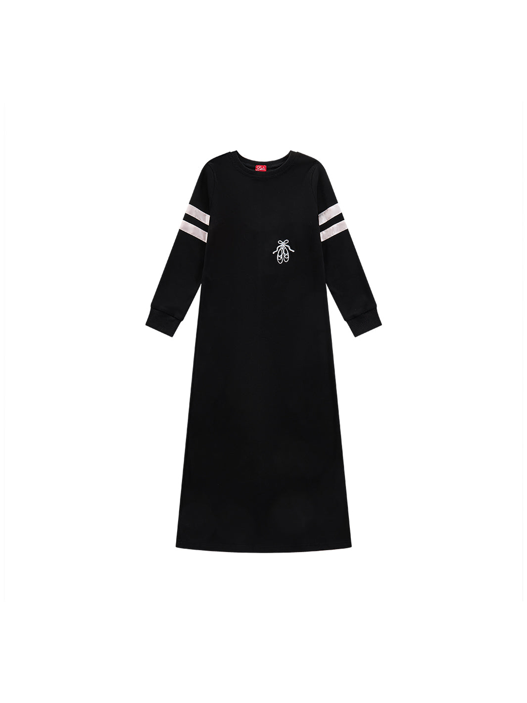 Silk Ribbon Nightgown - Black