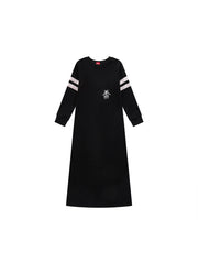 Silk Ribbon Nightgown - Black