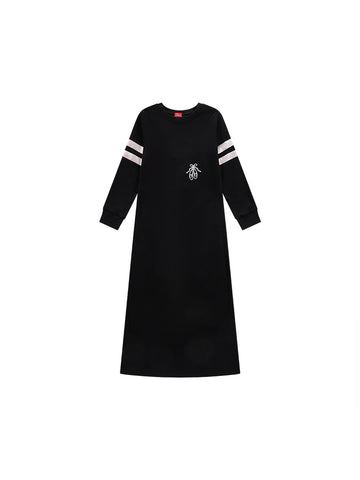 Silk Ribbon Nightgown - Black