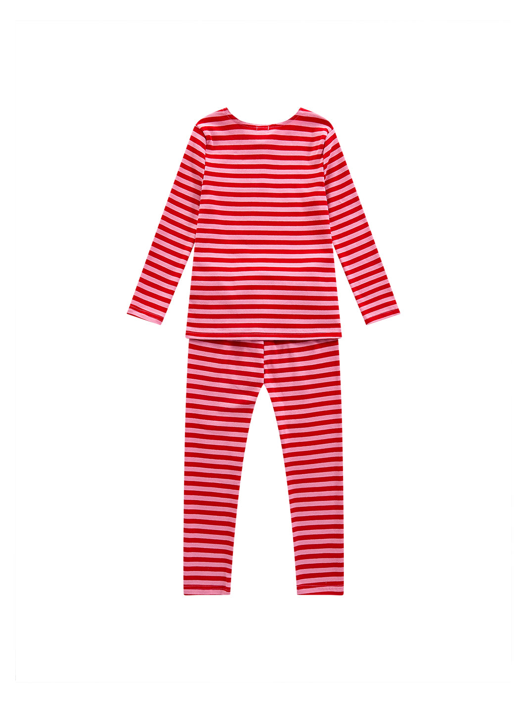 Striped Pajamas - Pink/Red