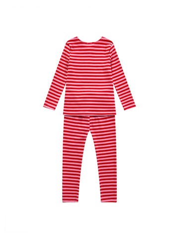 Striped Pajamas - Pink/Red