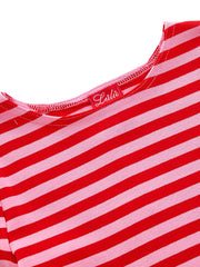 Striped Pajamas - Pink/Red