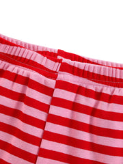 Striped Pajamas - Pink/Red