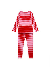 Striped Pajamas - Pink/Red