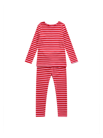 Striped Pajamas - Pink/Red