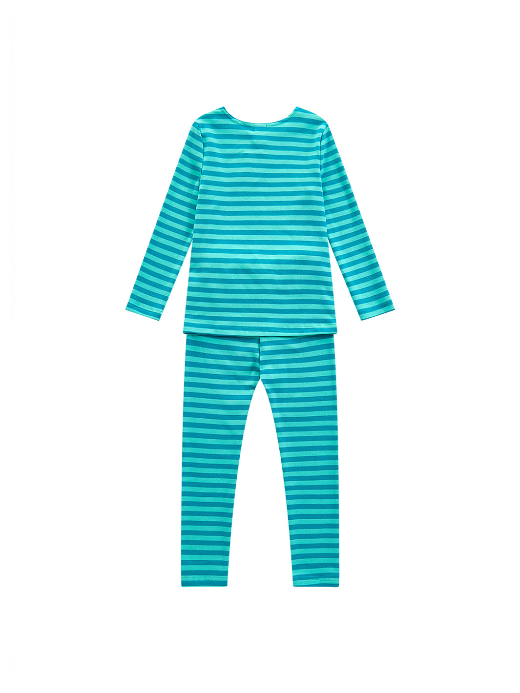 Striped Pajamas - Teal/Green