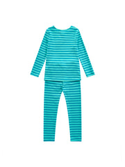 Striped Pajamas - Teal/Green