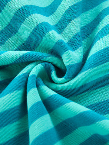 Striped Pajamas - Teal/Green