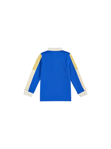 Sleeve Color Block Polo
