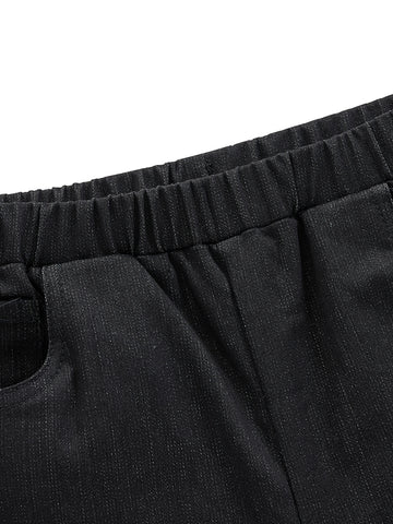 Short Denim Pants - Black