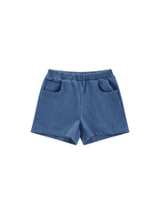 Short Denim Pants - Lt. Blue Denim