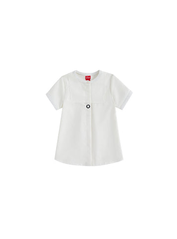 Front Embroidered Short Shirt