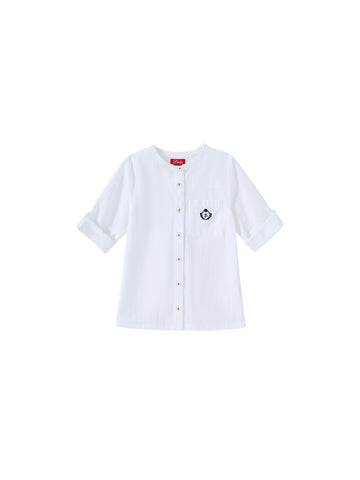 Embroidery Long Sleeve Shirt