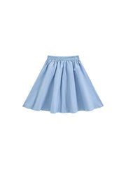 Denim A-line Skirt - Lt. Blue